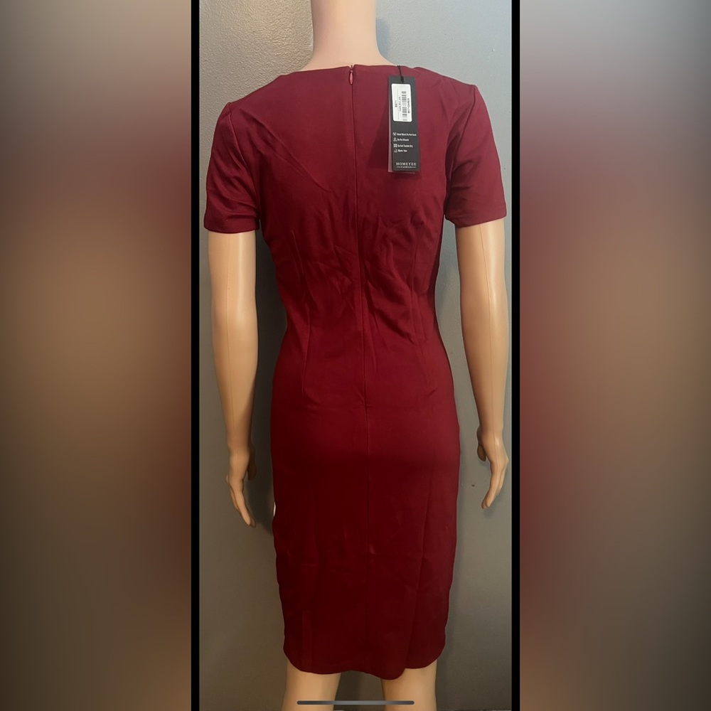 NWT Homeyee Elegant Candy Cane Swirl Dress - Picture 4 of 6